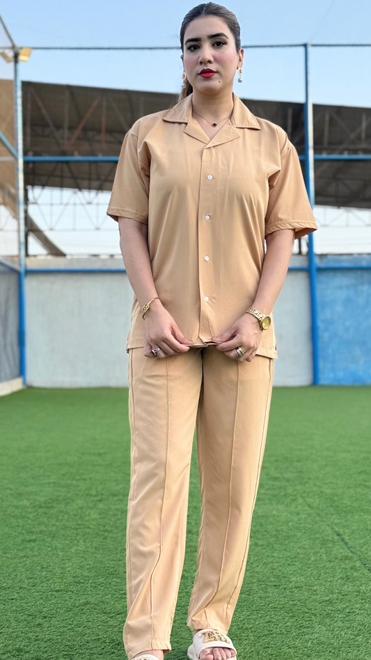 Luxury Premium Women Co-ord set Bige