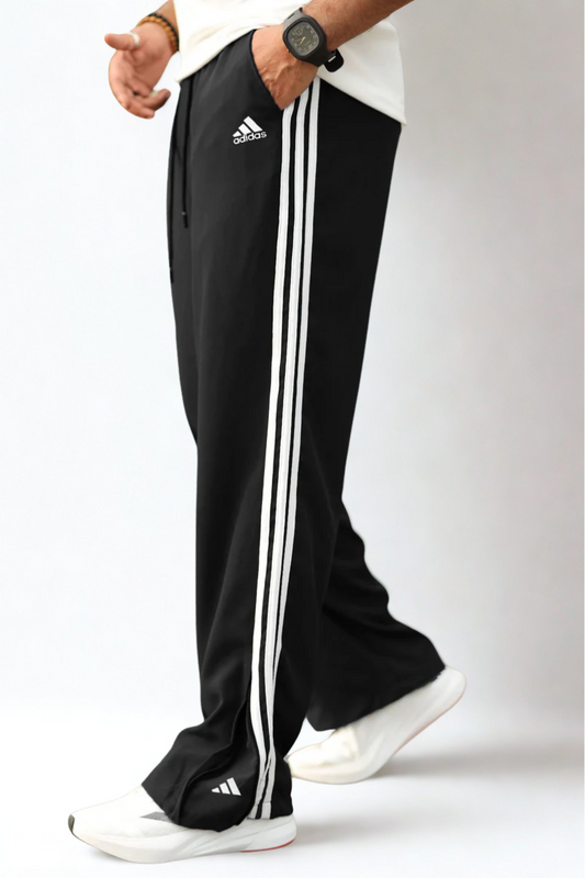 AD Loose Zipper-Bottom Trousers in Imported Fabric