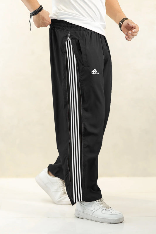 AD Loose Side Zipper Trousers in Imported Fabric