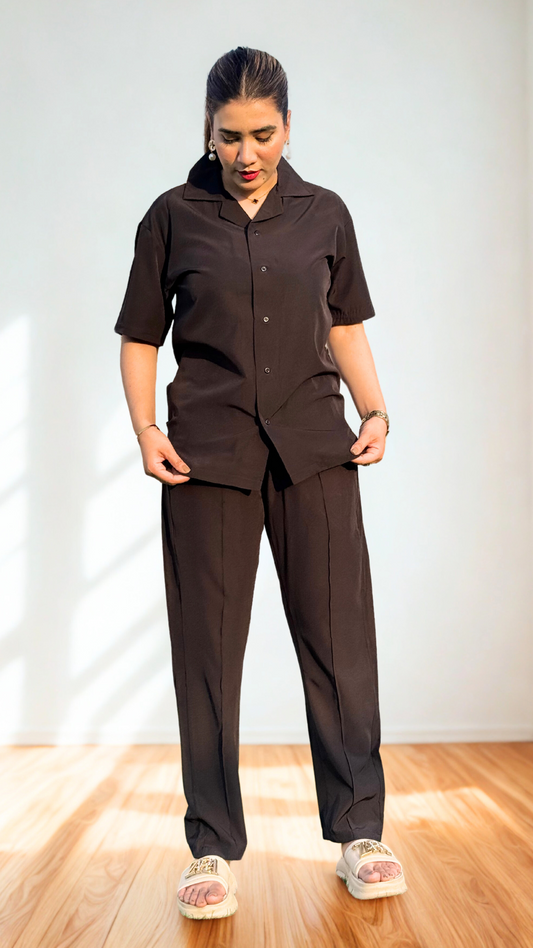 Luxury Premium Women Co-ord set Black