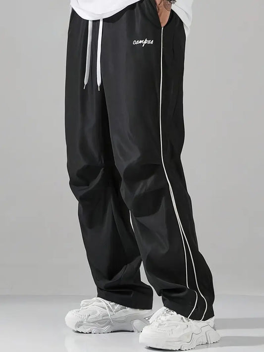 Stylish Loose-Fit  Baggy Trousers in Imported Fabric- unisex