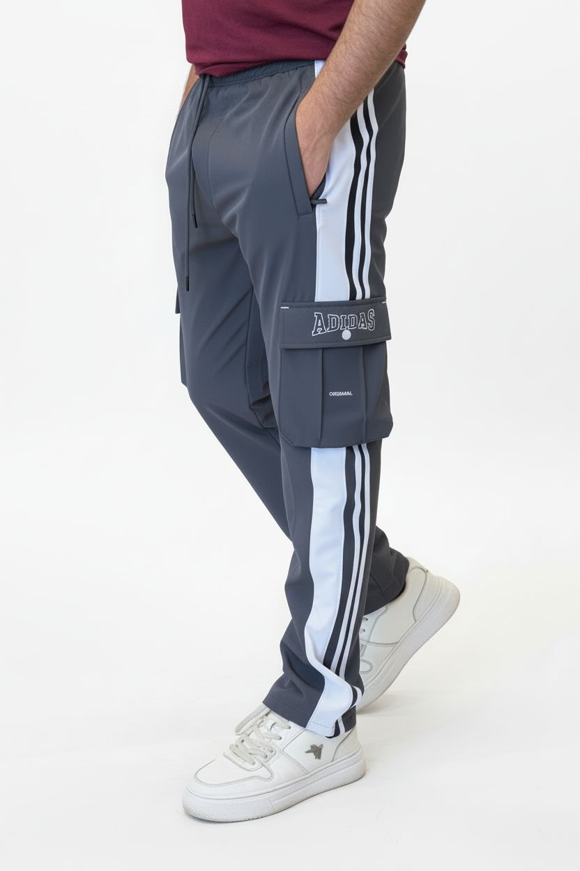 AD- Cargo Pocket Style Regular Fit Imported Fabric Trouser