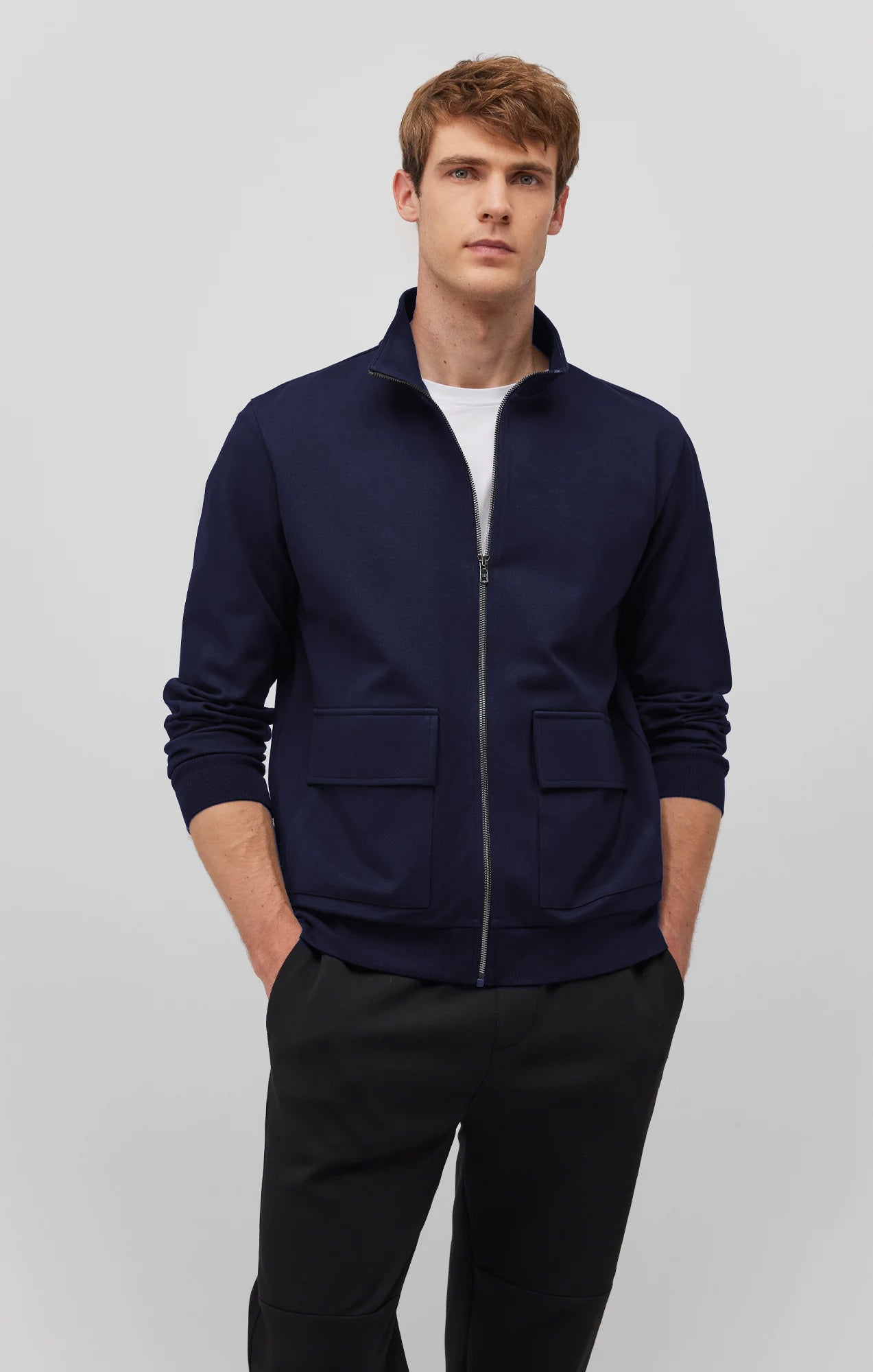 Premimum Mens Front Pocket Zipper Upper