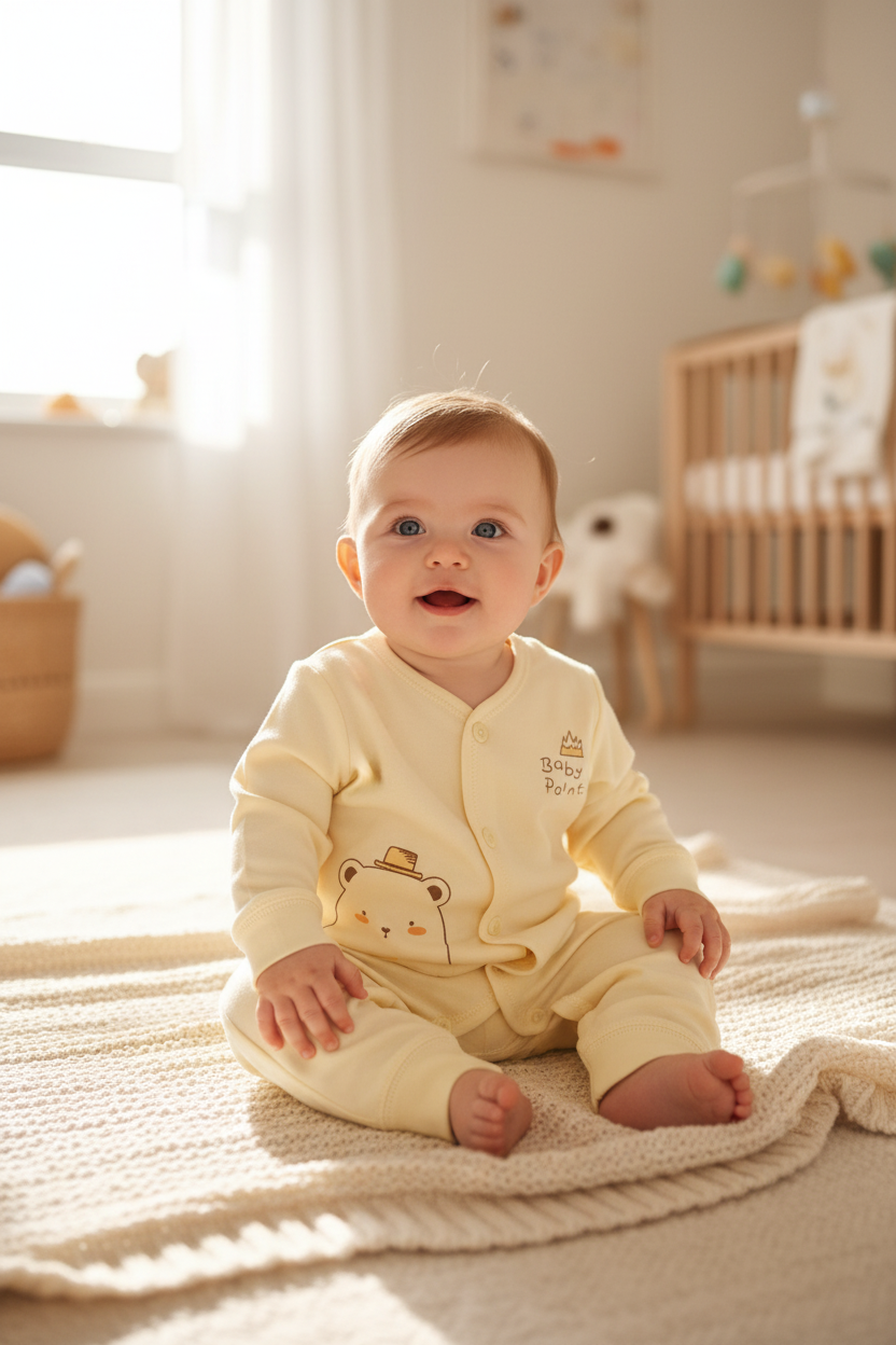 Baby Bunny Terry Stuff Body suit