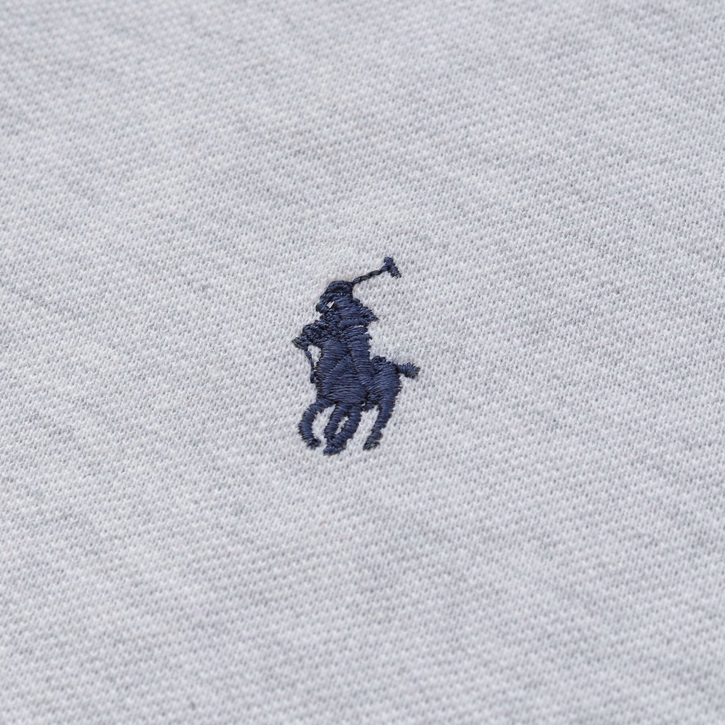 R-L Premium Men's Embroidered Gray Polo Shirt
