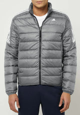 Grey Full Sleeves Puffer Jacket-A/D