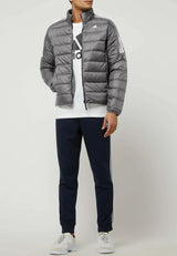 Grey Full Sleeves Puffer Jacket-A/D