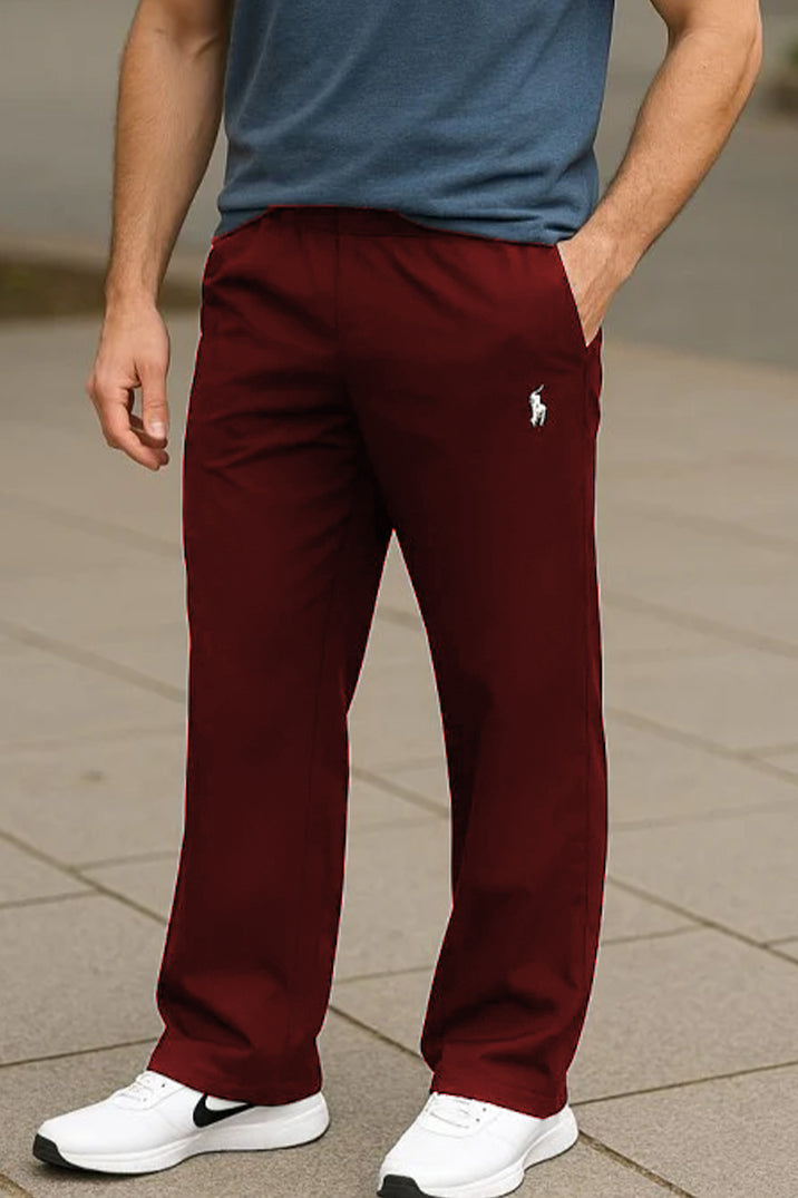 Pony Loose Bootcut Summer Imported Fabric Loosefit Trouser