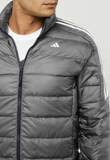 Grey Full Sleeves Puffer Jacket-A/D