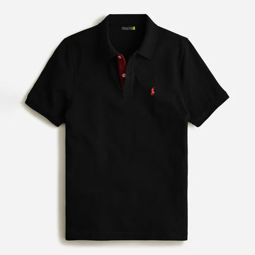 R-L Men's Premium Embroidered Black Polo Shirt