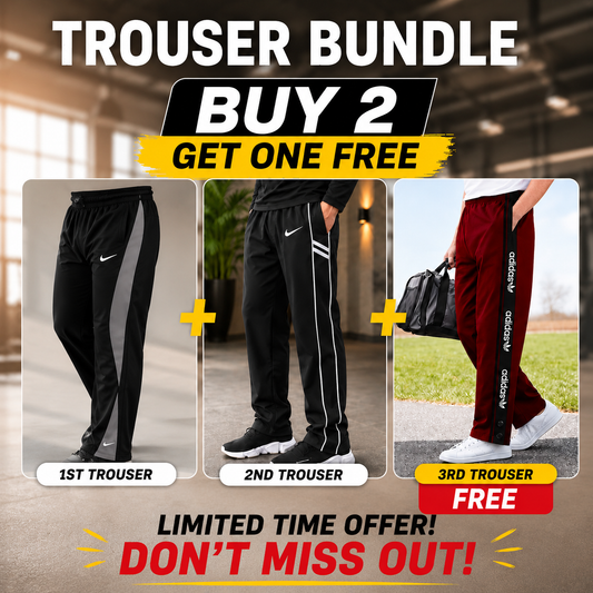 Nk-Loose fit Premium Imported Fabric Trouser- Bundle pack 3(Buy 2 get 1 Free)