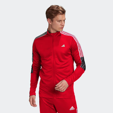 AD-Das Unisex Polyfleece Track suit- Red