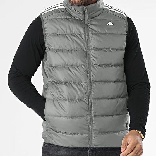 Grey Sleeveless Puffer Jacket A/D