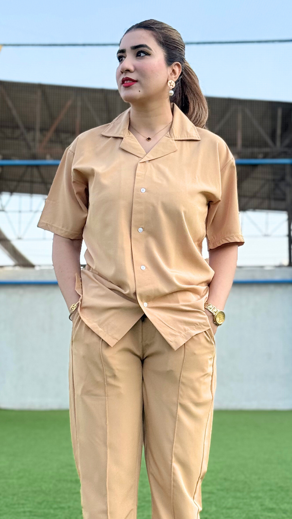Luxury Premium Women Co-ord set Bige