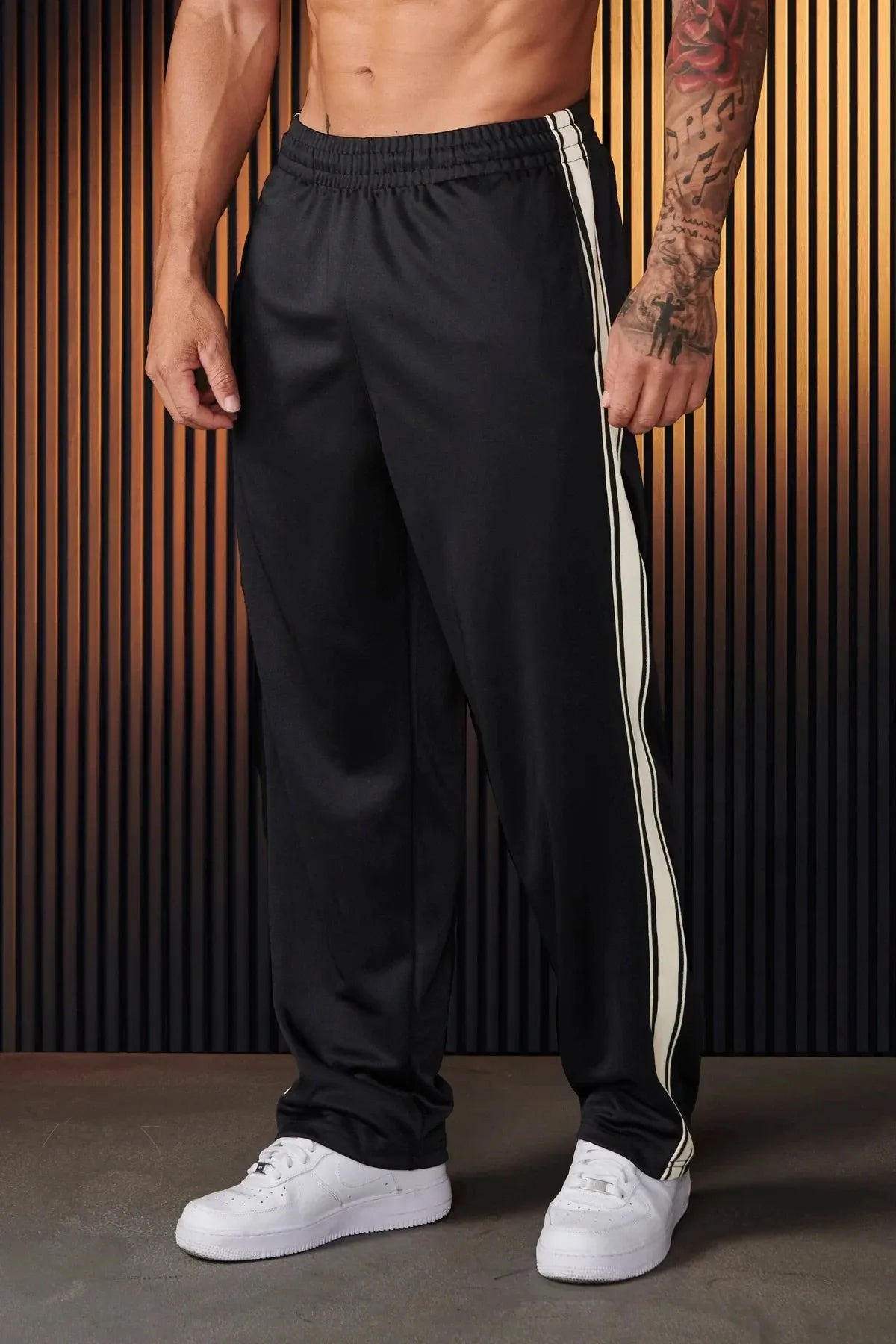 Imported Liner Pattern Loose Fit Trouser