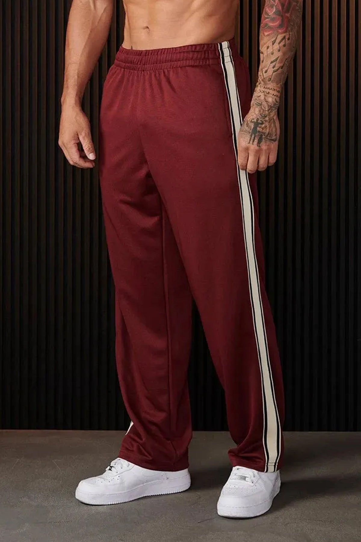 Imported Liner Pattern Loose Fit Trouser