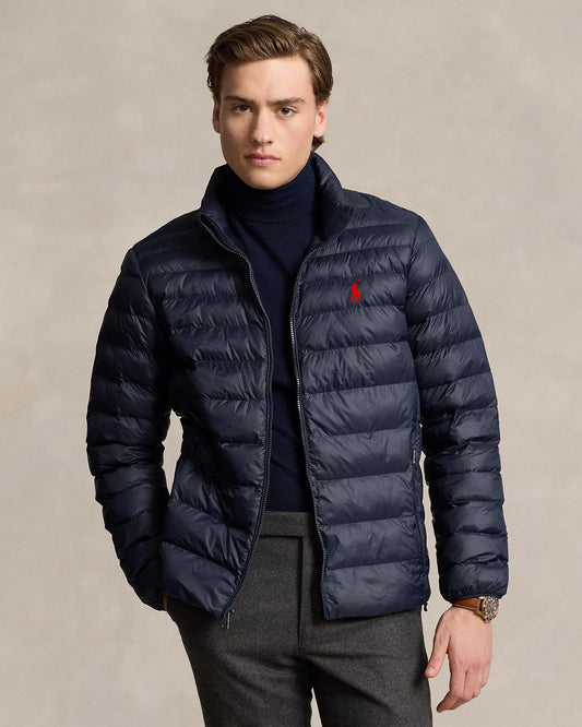 Blue Full Sleeves Puffer Jacket R/L