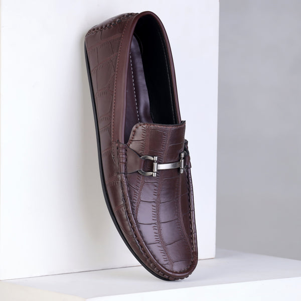 Ugur Hand Made Brown Loafers with Dye