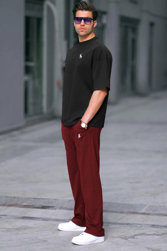 Premium Pony Style Plain Shirt & Loosefit Trouser set