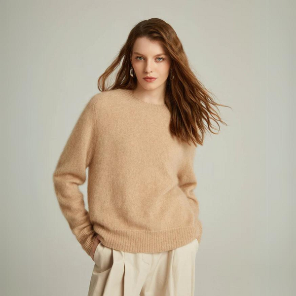 Ugur Beige Knitted Pullover