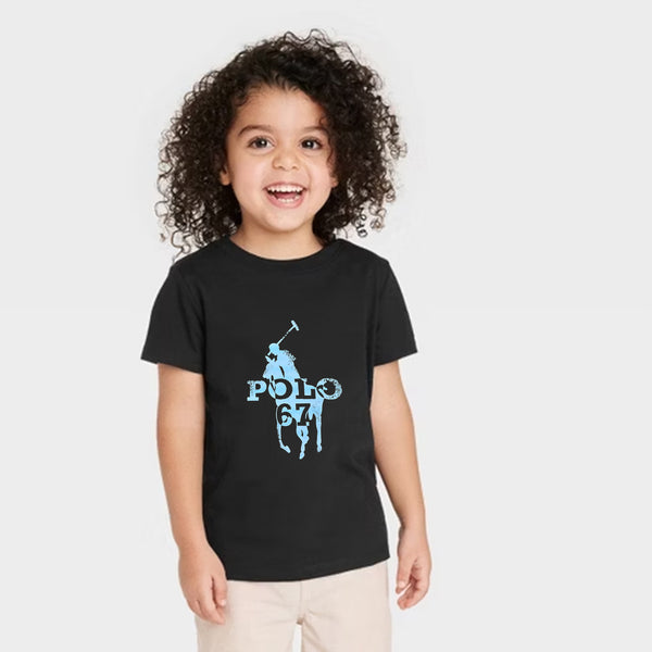 Kids Digital Printed Pure Cotton T-shirts R/L