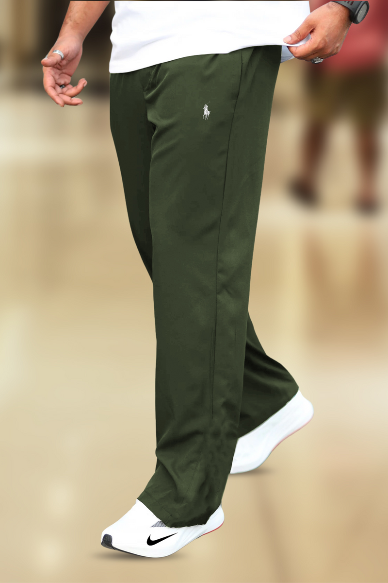 Pony Loose Bootcut Summer Imported Fabric Loosefit Trouser