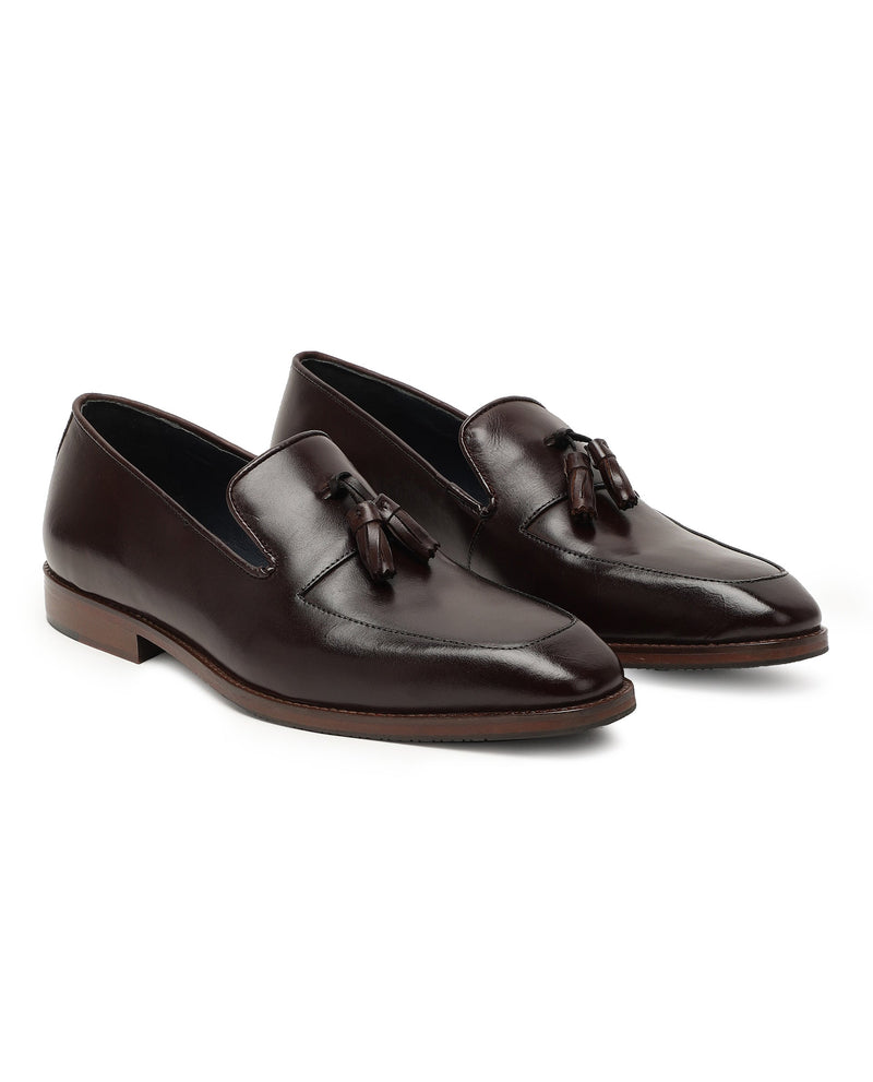 Rox Brown Leather Shoes