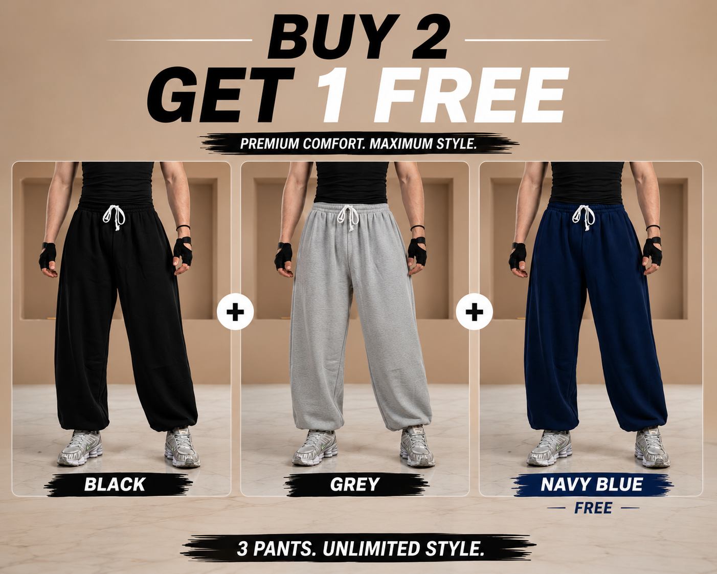 Ultimate Banger Trendy Summer Trouser- Bundle pack (Buy 2 get 1 Free)