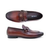 Ugur Hand Made Brown Double Tone Shoes