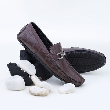 Ugur Hand Made Brown Loafers with Dye