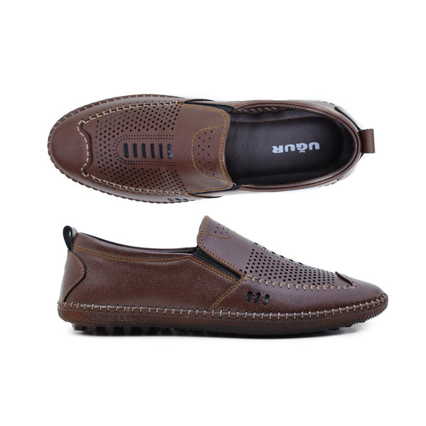 Ugur Hand Made Business Hollow Shoes