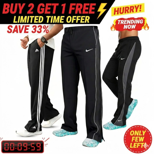 3-Pack Trouser Bundle - Black AD + Black Viral NK + Black NK