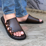 Ugur Hand Made Vinda Brown Chappal Peshawari chappal & sandals UGUR.PK 