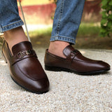 Ugur Hand Made mexina Brown Pure Leather Shoes