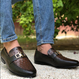 Ugur Hand Made anaxle Brown Pure Leather Shoes