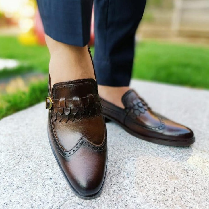 Ugur Hand Made Brown brogan Shoes