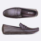 Ugur leather finish  Hand Made loafers Brown