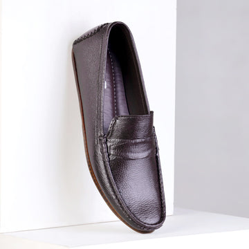Ugur leather finish  Hand Made loafers Brown
