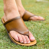 Ugur Hand Made Fusion Brown Chappal