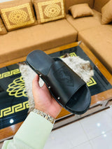 Ugur Hand Made Poxinio Black Chappal