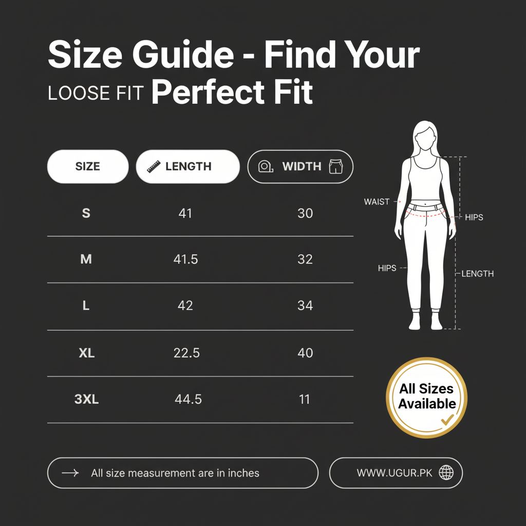 AD- Loose Zipper Bottom Imported Fabric Loosefit Trouser