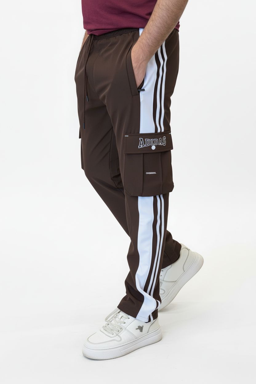 AD- Cargo Pocket Style Regular Fit Imported Fabric Trouser