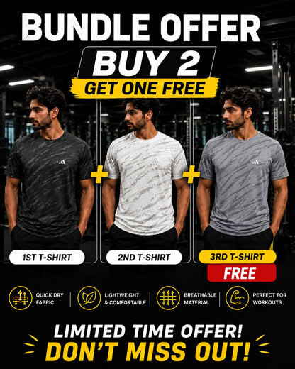 Ugur Premium Halfsleeve Checkered Pattern Round Neck T-Shirt -Bundle pack