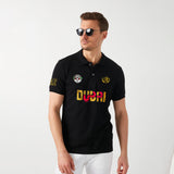 Men's Premium Embroidered Black Polo Shirt