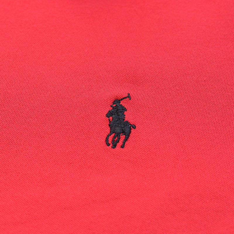 R-L Premium Men's Embroidered Red Polo Shirt