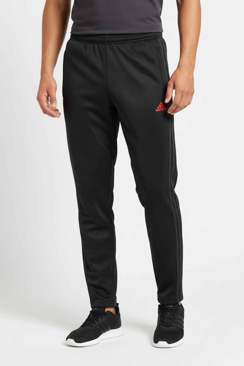 Ad- Loose fit Bottom Grey Liner Black Trouser