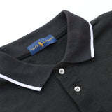 R-L Premium Men's Embroidered Mahroon & Black Polo Shirt