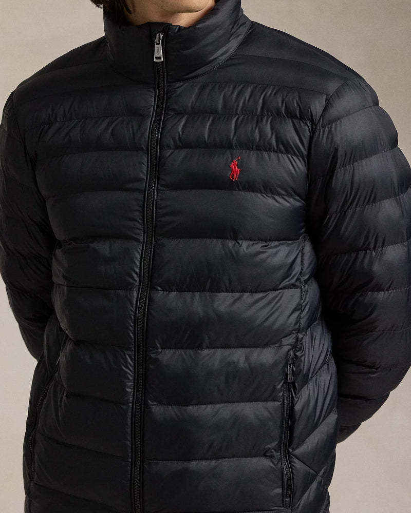 Black Full Sleeves Puffer Jacket R/L Limited edition