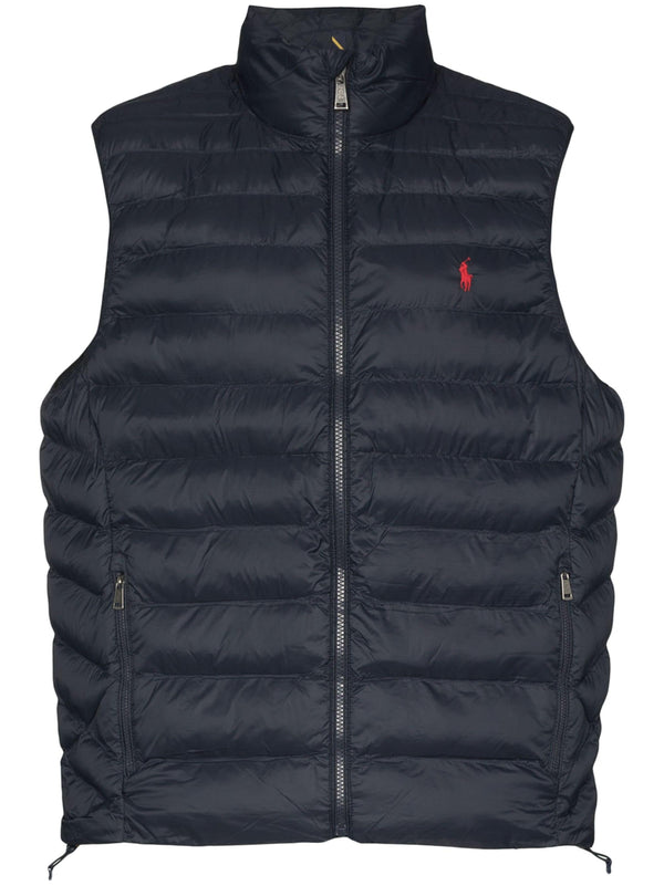 Black Sleeveless Puffer Jacket R/L Limited edition