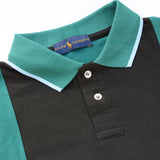 R-L Premium Men's Embroidered Green & Black Polo Shirt